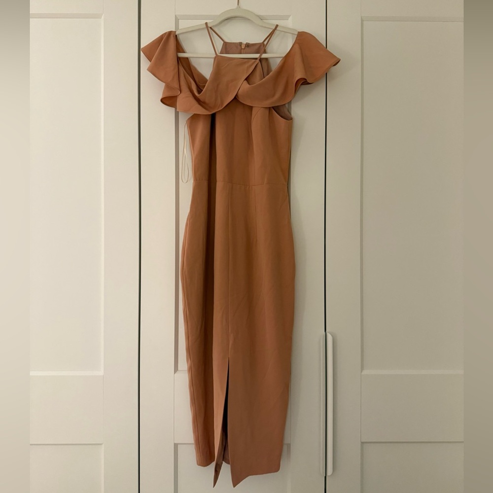 KEEPSAKE the Label Peachy Nude Midi Dress